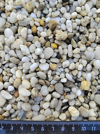 Галька крымская жемчужная фр. 5-10 мм.  купить в Костроме фото Камень Клуб