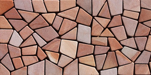 Kamenclub.ru: Песчаник брусчатка (Готика) art PSK-L-01  купить в Костроме    2600 руб/кв.м    фото КАМЕНЬ КЛУБ