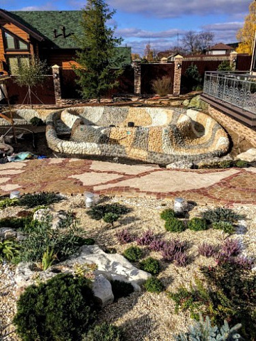 Kamenclub.ru: Песчаник брусчатка (Готика) art PSG-L-01  купить в Костроме    2300 руб/кв.м   фото КАМЕНЬ КЛУБ