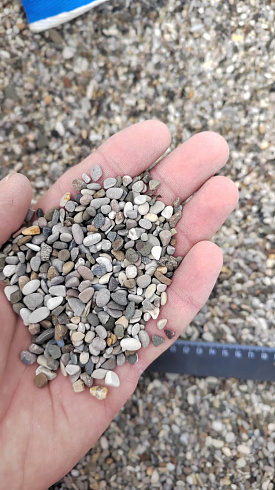 фото Галька черноморская фр. 3-5 мм. купить в Костроме  в интернет-портале КАМЕНЬ КЛУБ