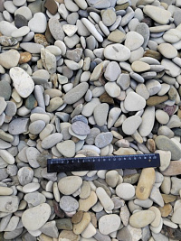 Галька черноморская фр. 20-40 мм.  купить в Костроме фото Камень Клуб