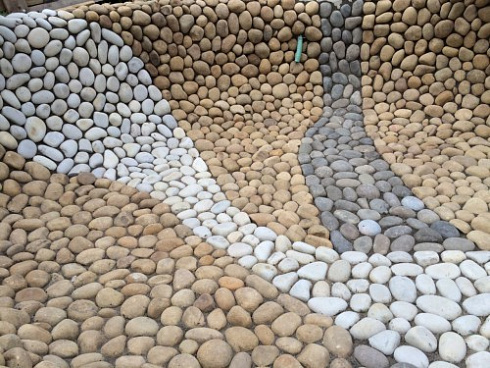 Kamenclub.ru: Песчаник ядра, фр. 100-300 мм  купить в Костроме песчаник бежевый серый рыжий речная галька 5 000 руб/т   фото КАМЕНЬ КЛУБ