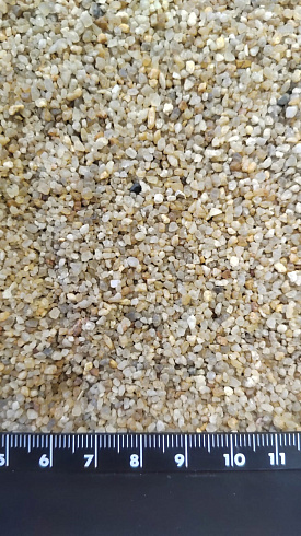 Кварцевый песок для пескоструйных работ фр. 0,8-1,6 мм.  купить в Костроме фото Камень Клуб