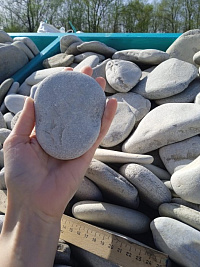 Галька черноморская фр. 100-150 мм.  купить в Костроме фото Камень Клуб