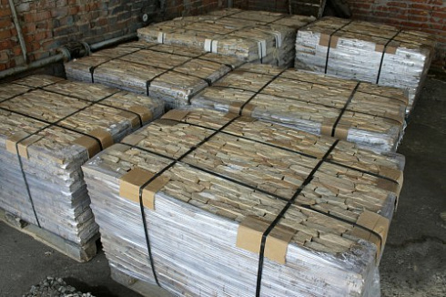 Kamenclub.ru: Песчаник (лапша) art PSG-3-01  купить в Костроме    2300 руб/кв.м   фото КАМЕНЬ КЛУБ