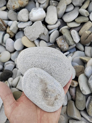 Галька черноморская фр. 50-100 мм.  купить в Костроме фото Камень Клуб