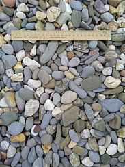 Галька Крымский берег МИКС фр. 20-40 мм.  купить в Костроме фото Камень Клуб