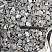 Kamenclub.ru: Щебень галтованный черный (мрамор) фр.40-70 мм.  купить в Костроме мрамор черный с белыми прожилками, черный, белый щебень галтованный округлый 13500 руб/т   фото КАМЕНЬ КЛУБ