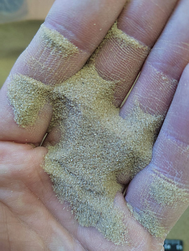 Кварцевый песок для площадок фр. 0,1-0,5 мм.  купить в Костроме фото Камень Клуб