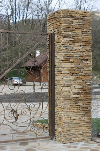 Kamenclub.ru: Песчаник (хворост) art PSG-5-06  купить в Костроме    1 900 руб/кв.м   фото КАМЕНЬ КЛУБ