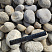 Kamenclub.ru: Галька речная окат (серо-белая) фр. 70-120 мм купить  в Костроме галька галечник бело-серая, серо-белая, серая, белая речная природная галька  8000 руб/т   фото КАМЕНЬ КЛУБ