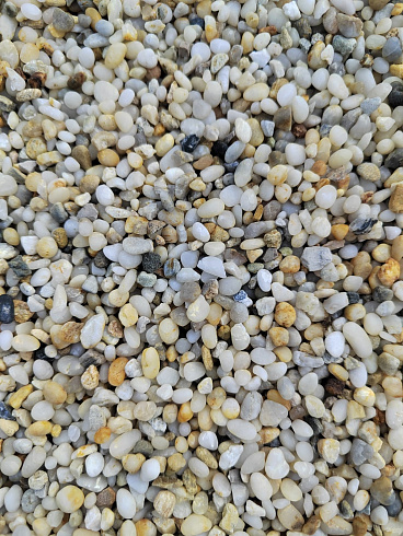фото Галька крымская жемчужная фр. 3-5 мм. купить в Костроме  в интернет-портале КАМЕНЬ КЛУБ