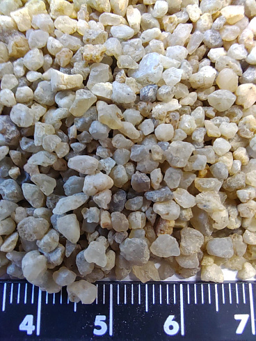 Кварцевый песок сухой фракцинированный фр. 1,6-4 мм.  купить в Костроме фото Камень Клуб