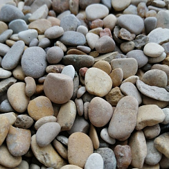 Галька каспийская фр. 3-10 мм.  купить в Костроме фото Камень Клуб