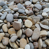 Галька каспийская фр. 3-10 мм.  купить в Костроме фото Камень Клуб