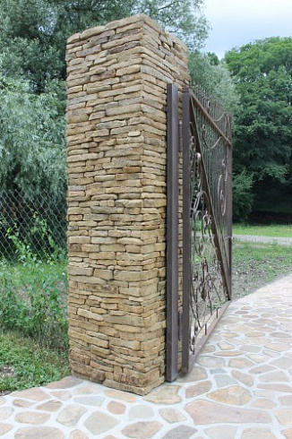 Kamenclub.ru: Песчаник (хворост) art PSG-5-06  купить в Костроме    1 900 руб/кв.м   фото КАМЕНЬ КЛУБ