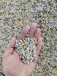 Галька крымская жемчужная фр. 3-5 мм.  купить в Костроме фото Камень Клуб