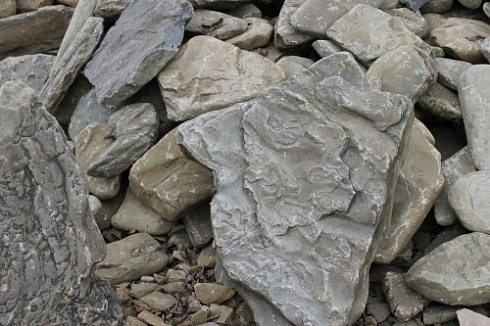 Kamenclub.ru: Песчаник декоративный ландшафтный (фр. 300-500 мм)  купить в Костроме песчаник желтый рыжий серый зеленый валун речной окатанный природный песчаника 4 500 руб/т   фото КАМЕНЬ КЛУБ